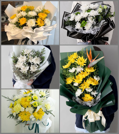 湖北黄冈市黄梅县刘佐乡杨东垸村白事花束代送